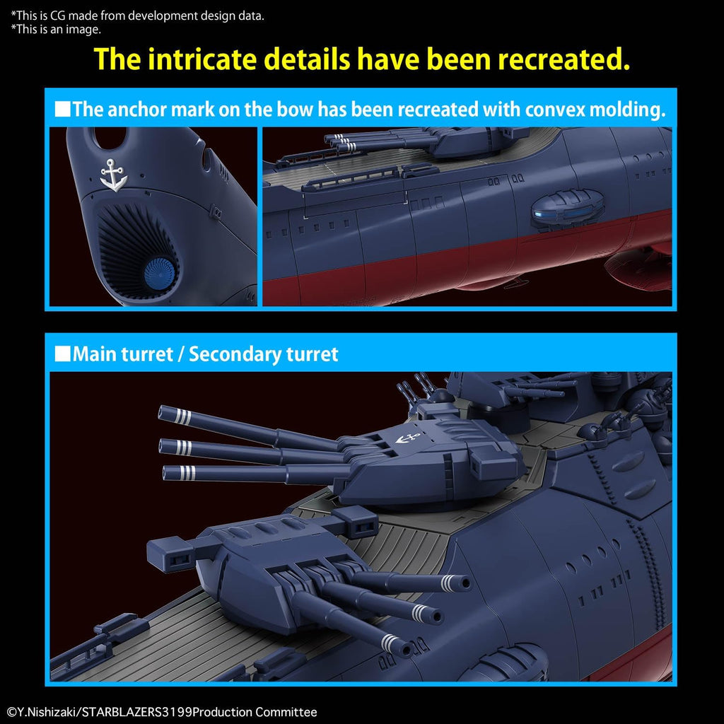 Space Battleship YAMATO: REBEL 3199 1/1000 Scale Model Kit: Space Battleship YAMATO