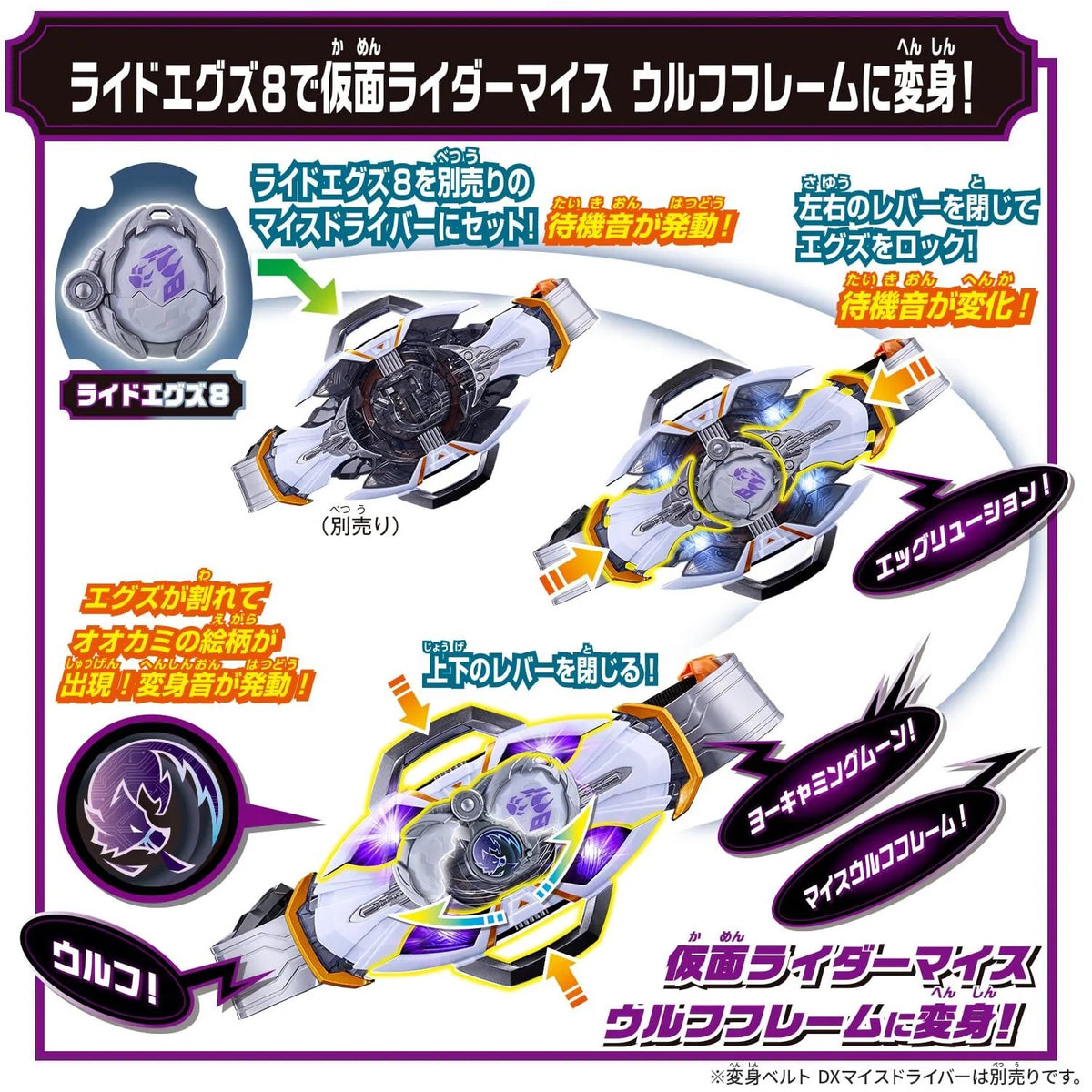 KAMEN RIDER MY-TH: DX RIDER X‐EGGS Set 01